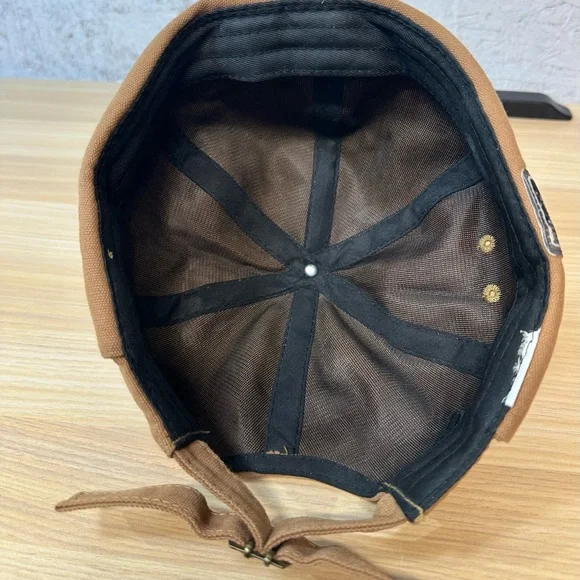 Brown Denim Cap - Picture 3 of 5